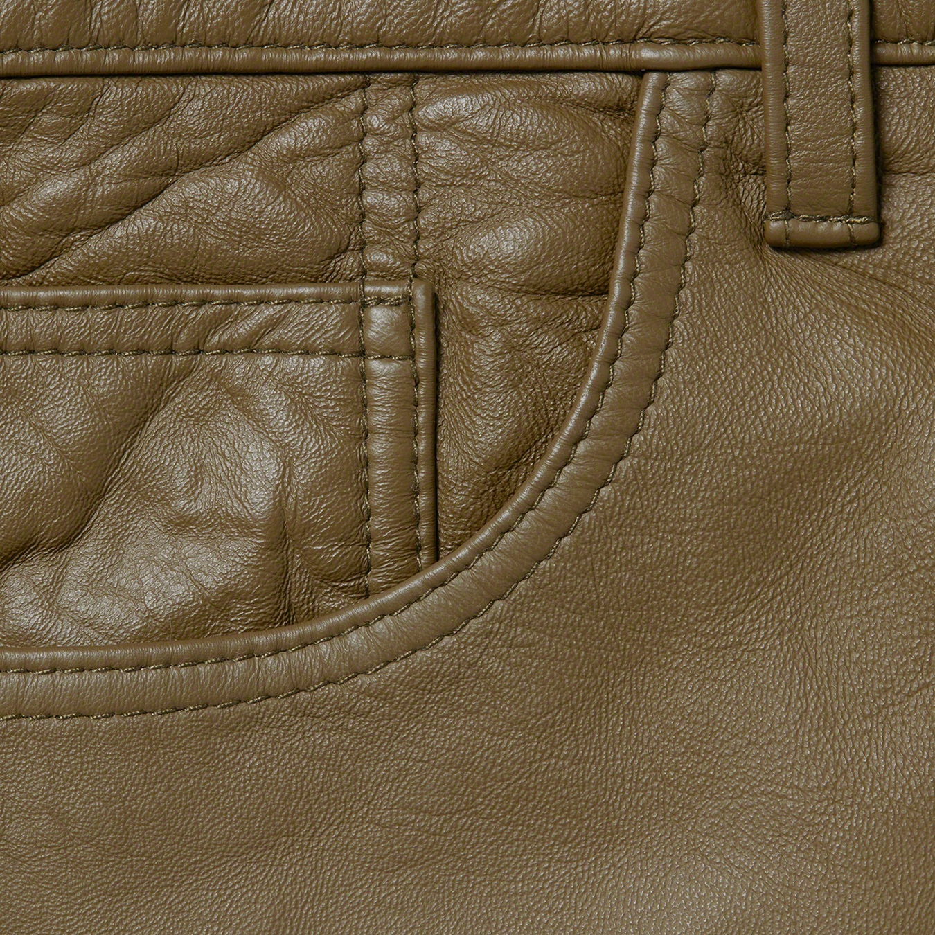 Leather 5-Pocket Jean view 9